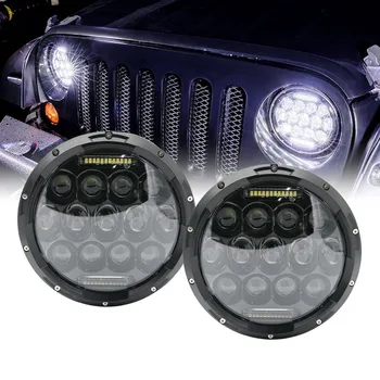 DOT Approved Pair 7" 75W Round Driving Led Headlights Lamps With White DRL Hi/Lo Beam For Jeep Wrangler CJ-5 CJ-7 1997-2017
DOT Approved Pair 7" 75W Round Driving Led Headlights Lamps With White DRL Hi/Lo Beam For Jeep Wrangler CJ-5 CJ-7 1997-2017