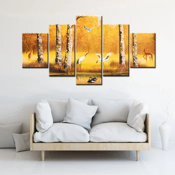 Golden Japanese Crane Canvas Painting for Living Room Wall Art Print Animal Autumn Landscape Poster Office Vintage Home Decor
Golden Japanese Crane Canvas Painting for Living Room Wall Art Print Animal Autumn Landscape Poster Office Vintage Home Decor