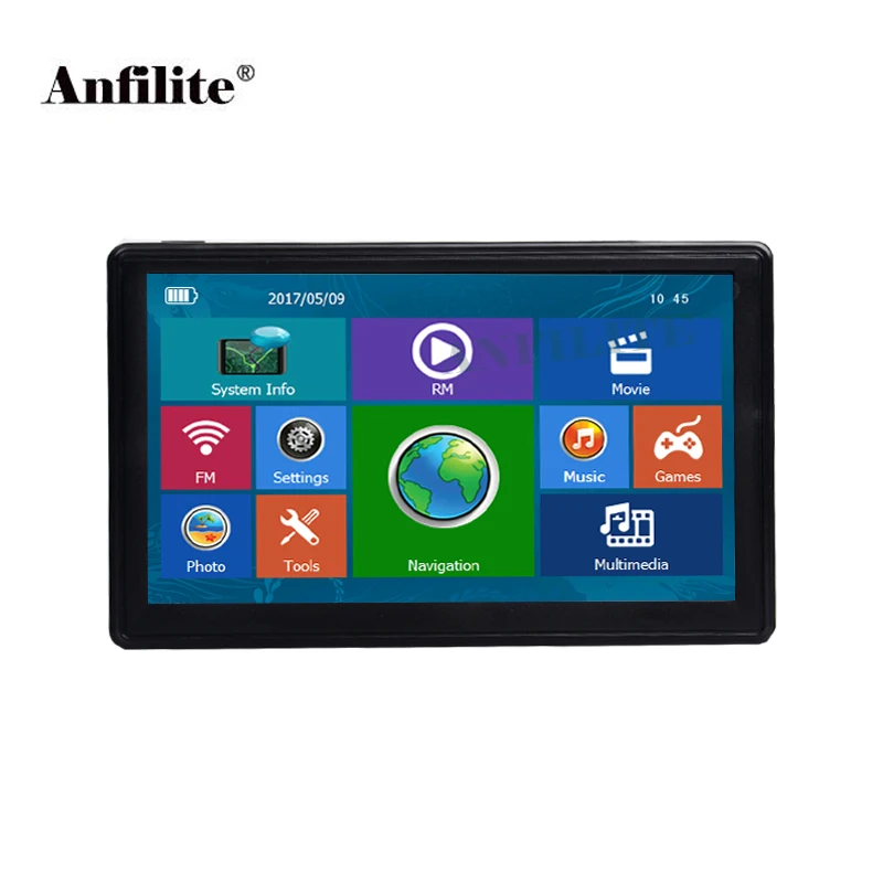 Anfilite 7 inch DDR 128M 4GB MSB2531 Truck gps navigator Windoms CE 6.0 vehicle GPS Navigation Europe/North America/Russia maps
Anfilite 7 inch DDR 128M 4GB MSB2531 Truck gps navigator Windoms CE 6.0 vehicle GPS Navigation Europe/North America/Russia maps