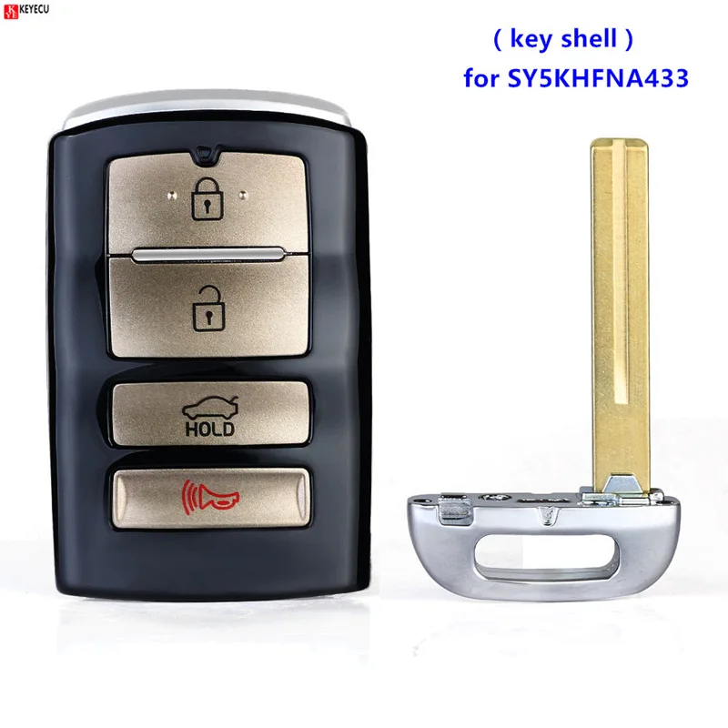 Keyecu New Smart Remote Car Key Shell Case 4 Button Replacement for Kia Cadenza 2017 2018- TQ8-FOB-4F10
Keyecu New Smart Remote Car Key Shell Case 4 Button Replacement for Kia Cadenza 2017 2018- TQ8-FOB-4F10