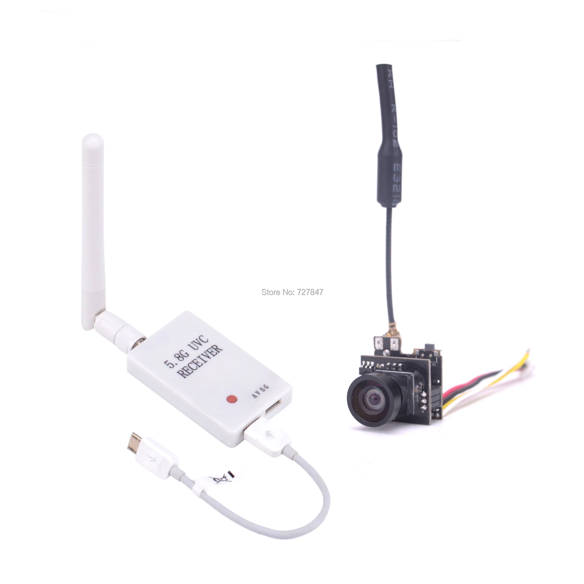 Mini 5.8G FPV Receiver UVC Video Downlink OTG VR + Readytosky 5.8G 48CH 25MW VTX 1000TVL FPV Camera Built-in Transmitter
Mini 5.8G FPV Receiver UVC Video Downlink OTG VR + Readytosky 5.8G 48CH 25MW VTX 1000TVL FPV Camera Built-in Transmitter