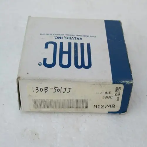 Free shipping 100% new original authentic USA MAC solenoid valve 130B-501JJ Spot 130B501JJ
Free shipping 100% new original authentic USA MAC solenoid valve 130B-501JJ Spot 130B501JJ