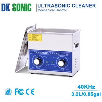 3.2L 120W Ultrasonic Jewelry Cleaner with Knob Control Timer Heater Stainless Baskets for Ring Glasses Tooth False PCB Dental
3.2L 120W Ultrasonic Jewelry Cleaner with Knob Control Timer Heater Stainless Baskets for Ring Glasses Tooth False PCB Dental