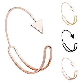 Fashion Geometric Bangle Simple and generous triangular arrow irregular smooth double-layer open cuff bracelet for Women Jewelry
Fashion Geometric Bangle Simple and generous triangular arrow irregular smooth double-layer open cuff bracelet for Women Jewelry