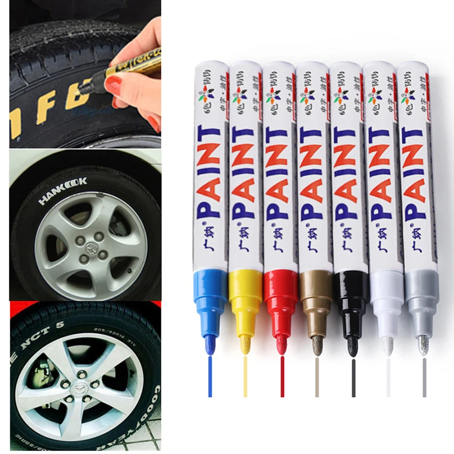 10 Styles Car Styling Colorful Waterproof Pen Car Tire Tread CD Metal Paint Markers Graffiti Oily Marker Pen Car Styling Tools
10 Styles Car Styling Colorful Waterproof Pen Car Tire Tread CD Metal Paint Markers Graffiti Oily Marker Pen Car Styling Tools