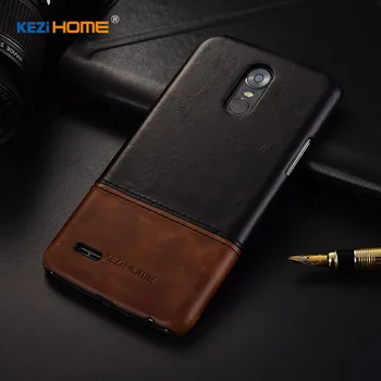 Phone Cases For LG Stylus 3 Cover Case Genuine Leather Plain PC Back Cover Case phone New arrival Vintage Business
