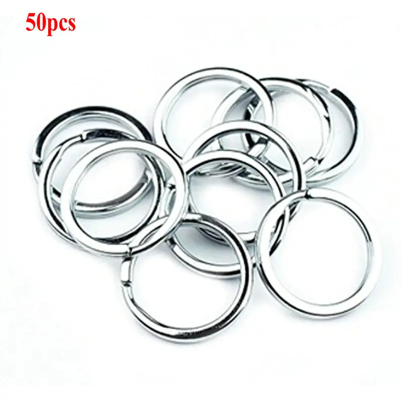 50pcs/Set Shiny Keychain 25mm Metal Key Holder Split Rings Suspension Keyring Keyfob Accessories For Men Women Car Bags
50pcs/Set Shiny Keychain 25mm Metal Key Holder Split Rings Suspension Keyring Keyfob Accessories For Men Women Car Bags