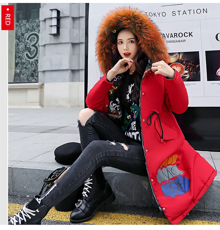 Long Winter Jackets And Coats Woman Warm Women Parka 2018 Winter Linen Cotton Coat Women Both Sides Wear Coats LZ976 (11)
