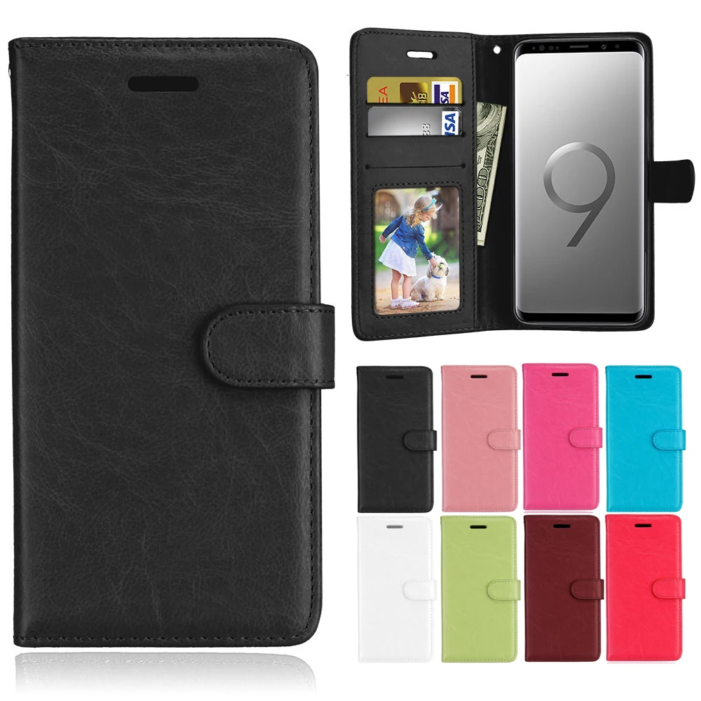 

Fashion Leather Flip Wallet Soft TPU Cover For ZTE Blade L3 S6 2 Z958 V7 V8 V9 BA510 A610 V6 Max A6 Lite AF3 A5 Plus Phone Case