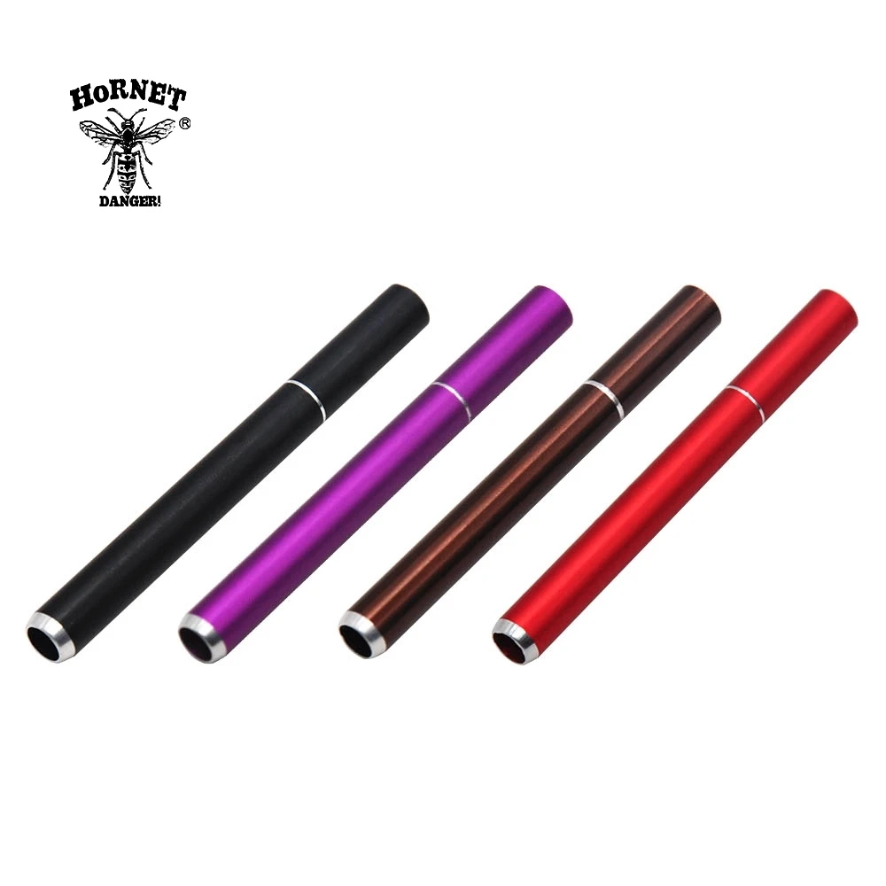 HORNET Cigarette Holder Aluminum One Hitter Smoking Herb Pipe 78MM Metal Tobacco Cigarette Dugout Pipe Accessories Pocket Size
HORNET Cigarette Holder Aluminum One Hitter Smoking Herb Pipe 78MM Metal Tobacco Cigarette Dugout Pipe Accessories Pocket Size