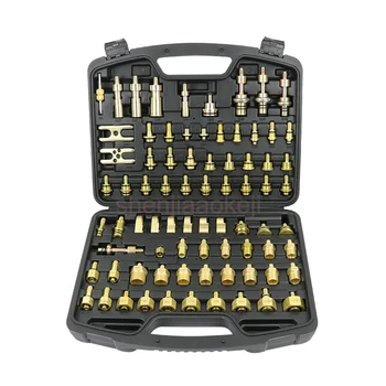 77pcs /Set Car Detection Tool Auto Air Conditioning Leak Test Kit Detection Tool adaptere Set for European American Asia Car
77pcs /Set Car Detection Tool Auto Air Conditioning Leak Test Kit Detection Tool adaptere Set for European American Asia Car