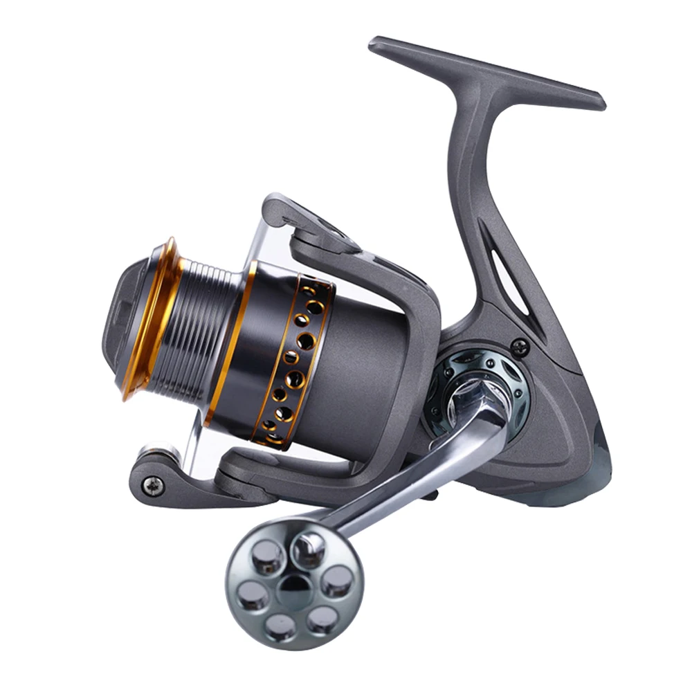 YUYU High quality metal spool fishing spinning reel 3000 Serie 9+1 BB stainless steel bearings spinning reel Gear Ratio 5.2:1
YUYU High quality metal spool fishing spinning reel 3000 Serie 9+1 BB stainless steel bearings spinning reel Gear Ratio 5.2:1
