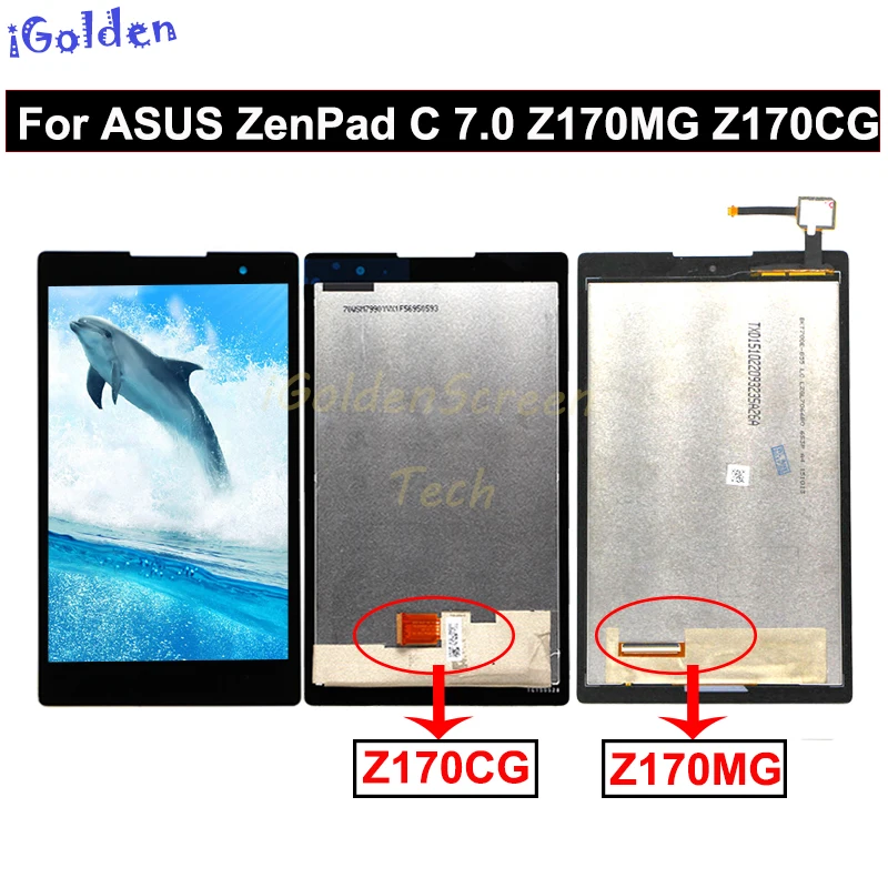 For Asus z170 LCD Display Touch Screen Assembly Replacement Part For Asus ZenPad C 7.0 Z170 Z170CG LCD screen For Asus Z170MG
For Asus z170 LCD Display Touch Screen Assembly Replacement Part For Asus ZenPad C 7.0 Z170 Z170CG LCD screen For Asus Z170MG