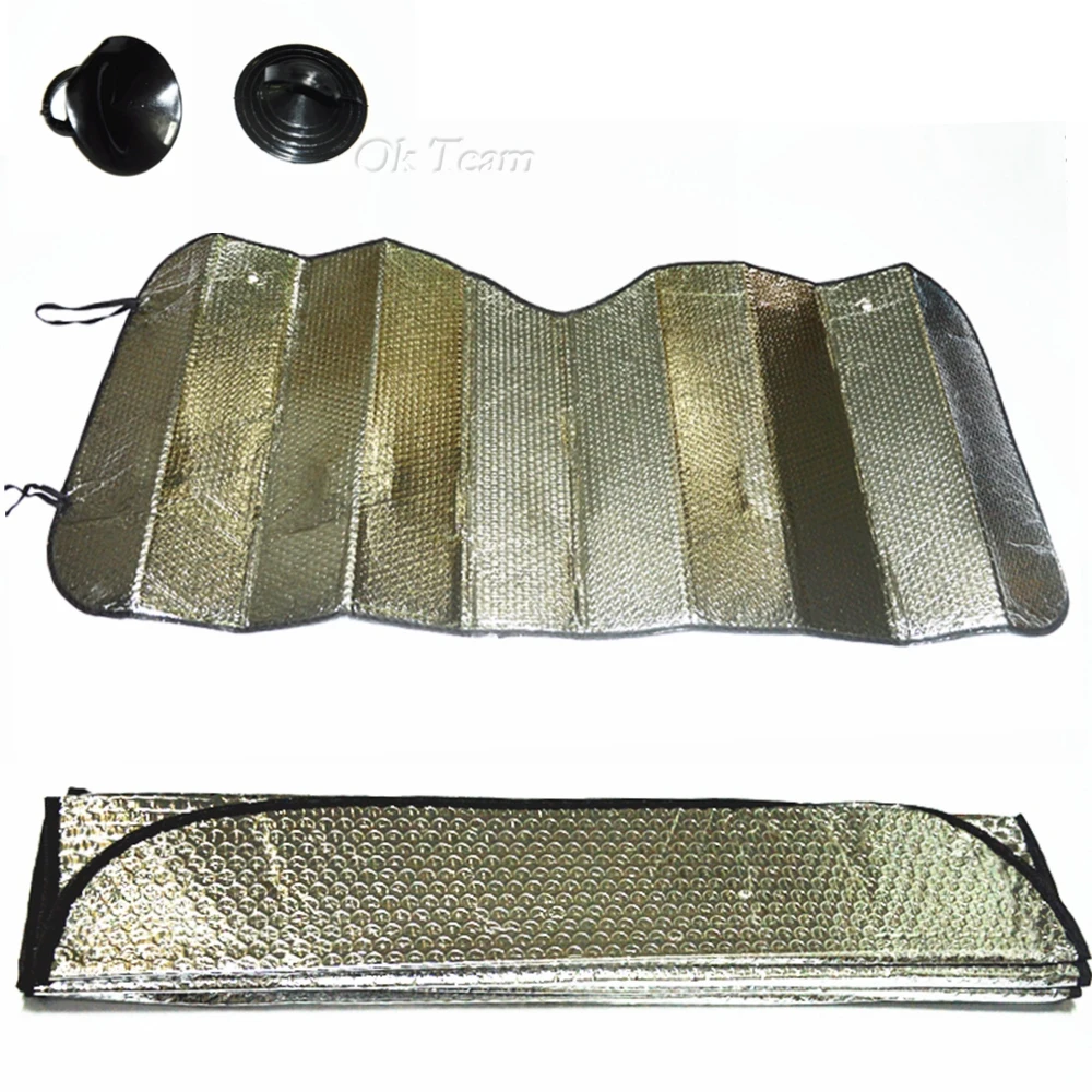 Universal Reflective Car Aluminum foil Windscreen Sunshade Front Window Sun Shade Windshield Visor Cover UV Protect
Universal Reflective Car Aluminum foil Windscreen Sunshade Front Window Sun Shade Windshield Visor Cover UV Protect