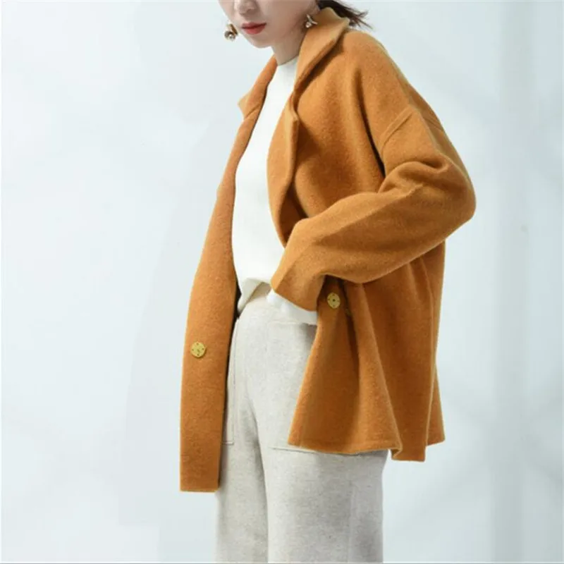 Short Cardigan 2018 Autumn New Women Self-Design Mustard Yellow Cardigan Turn Down Collar Rabbit Hair Oversize Sweaters Jumpers
Short Cardigan 2018 Autumn New Women Self-Design Mustard Yellow Cardigan Turn Down Collar Rabbit Hair Oversize Sweaters Jumpers