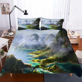 HELENGILI 3D Bedding Set Forest Dreamland Print Duvet Cover Set Bedcloth with Pillowcase Bed Set Home Textiles #MJSL-105
HELENGILI 3D Bedding Set Forest Dreamland Print Duvet Cover Set Bedcloth with Pillowcase Bed Set Home Textiles #MJSL-105