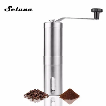 Seluna Modern Stainless Steel Hand Manual Coffee Grinder Mills Machine Adjustable Kitchen Grinding Pepper Nuts Pills Spice Mill
Seluna Modern Stainless Steel Hand Manual Coffee Grinder Mills Machine Adjustable Kitchen Grinding Pepper Nuts Pills Spice Mill