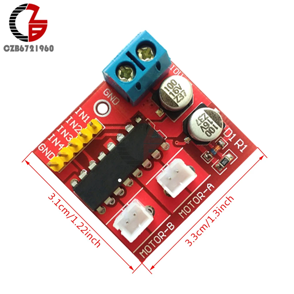 1.5A 2.5A Mini CH2 DC Motor Driver Module Beyond L298N PWM Speed Control Kit