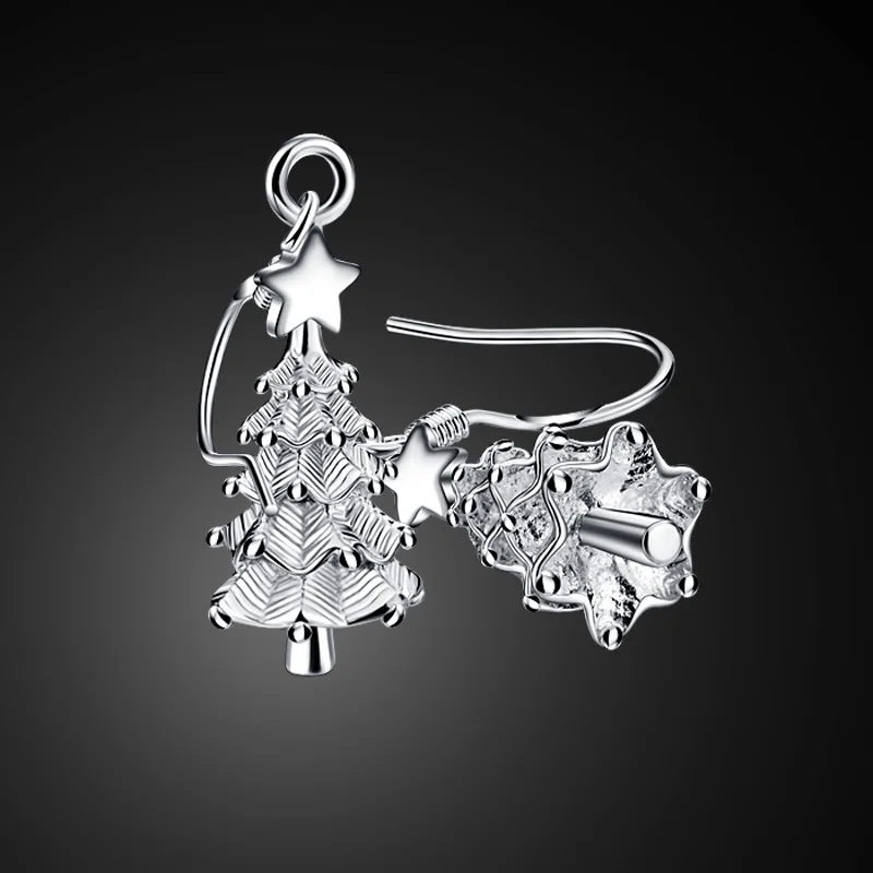 Fashion 925 sterling silver woman earrings. Personalized Christmas tree pendant earrings girls. silver jewelry Christmas gifts
Fashion 925 sterling silver woman earrings. Personalized Christmas tree pendant earrings girls. silver jewelry Christmas gifts