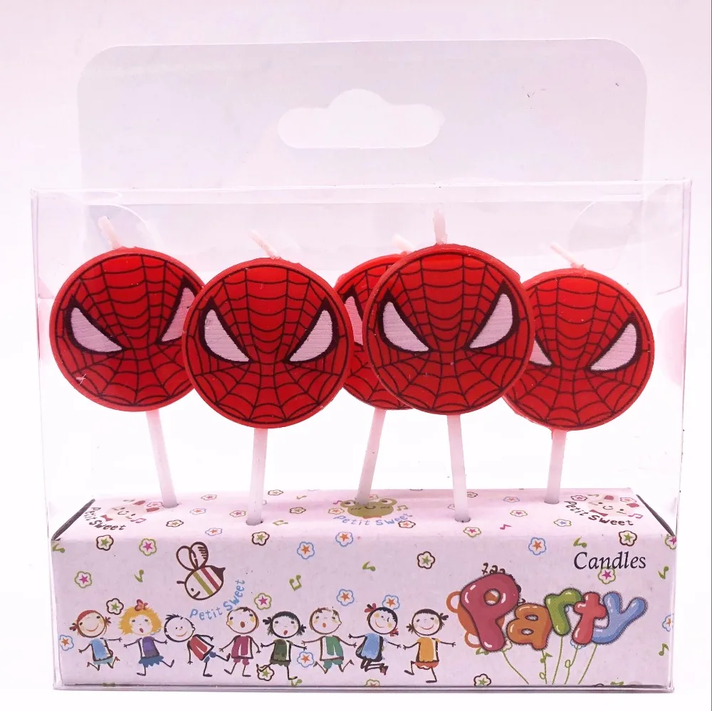 5pcs Spiderman Party Supplies Kids Birthday Candles Evening Party Decorations Set Birthday Wedding Party Cake Candles
5pcs Spiderman Party Supplies Kids Birthday Candles Evening Party Decorations Set Birthday Wedding Party Cake Candles