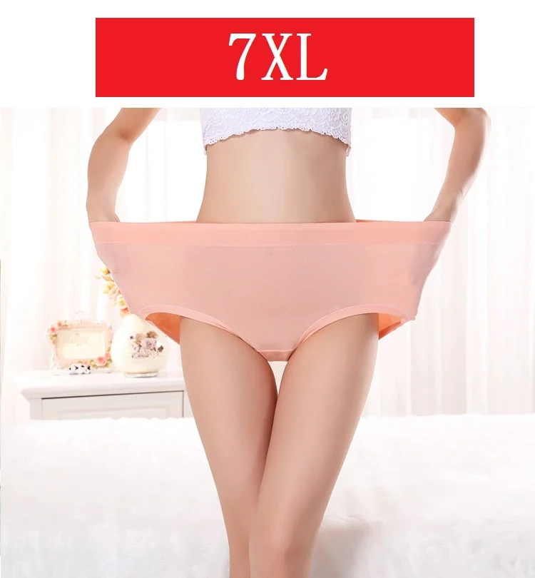 7XL new women's plus size panties bamboo fiber briefs for fat high waist solid comfortable underwear 3pcs/lot excellent quality
7XL new women's plus size panties bamboo fiber briefs for fat high waist solid comfortable underwear 3pcs/lot excellent quality
