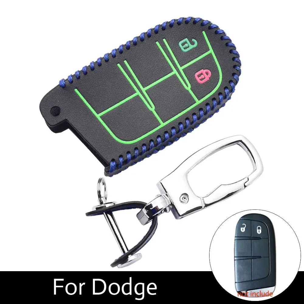 Luminous Leather Car Key Cover For Dodge Journey Challenger Charger Dart Durango Ram Jeep Grand Cherokee Remote Fob Shell Case
Luminous Leather Car Key Cover For Dodge Journey Challenger Charger Dart Durango Ram Jeep Grand Cherokee Remote Fob Shell Case