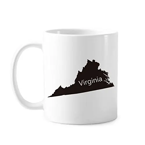 Virginia The United States Of America USA Map Silhouette Classic Mug White Pottery Ceramic Gift Milk Coffee With Handles 350 ml
Virginia The United States Of America USA Map Silhouette Classic Mug White Pottery Ceramic Gift Milk Coffee With Handles 350 ml