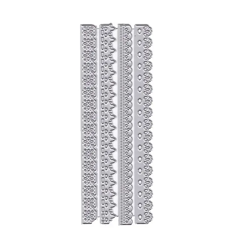 OOTDTY Four Piece Joint Ruler Metal Cutting Dies Stencil DIY Scrapbooking Album Stamp Paper Card Embossing Crafts Decor
OOTDTY Four Piece Joint Ruler Metal Cutting Dies Stencil DIY Scrapbooking Album Stamp Paper Card Embossing Crafts Decor
