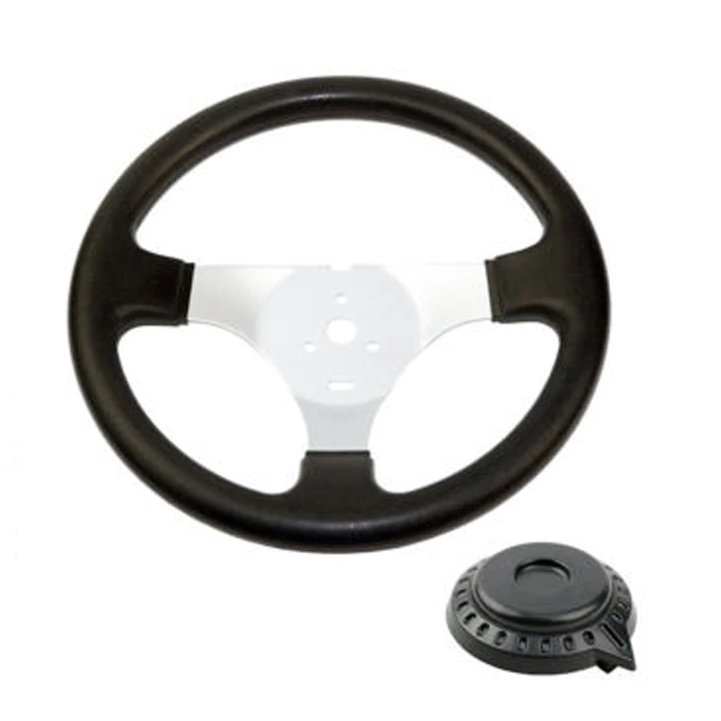 300MM Gas Go Kart steering wheel PVC racing Off Road Cart type High quality universal For Chinese 110cc Taotao Buggy Quad Parts
300MM Gas Go Kart steering wheel PVC racing Off Road Cart type High quality universal For Chinese 110cc Taotao Buggy Quad Parts