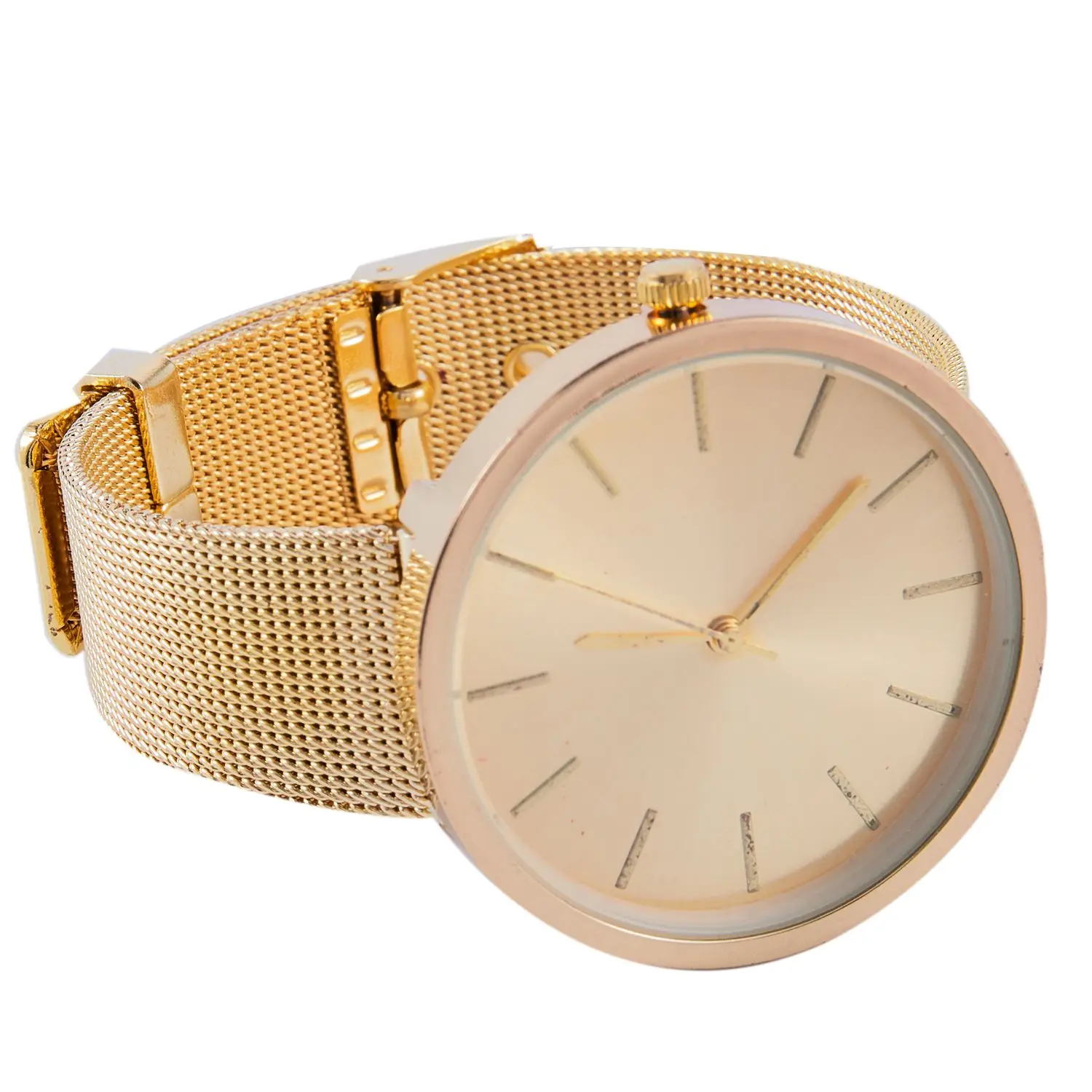 VANSVAR Brand Fashion Mesh Band Wrist Watch Casual Women Quartz Watches Gift, gold
VANSVAR Brand Fashion Mesh Band Wrist Watch Casual Women Quartz Watches Gift, gold