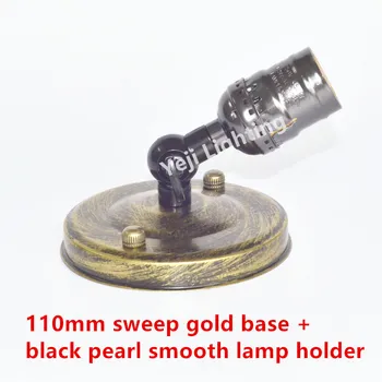 110mm ceiling rose Vintage pendant black pearl smooth lamp holder socket E27 Led bulb Tube lights Lighting accessories
110mm ceiling rose Vintage pendant black pearl smooth lamp holder socket E27 Led bulb Tube lights Lighting accessories