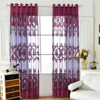 Floral Door Room Window Tulle Voile Curtain Drape Panel Sheer Scarf Valances
Floral Door Room Window Tulle Voile Curtain Drape Panel Sheer Scarf Valances