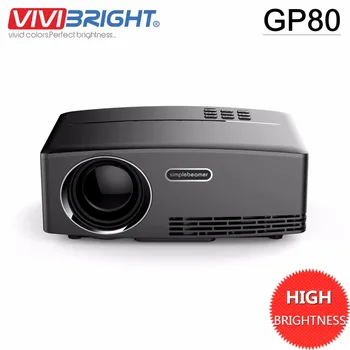 Original Simplebeam GP80 Video Game Projector High Brightness Mini LED Projector HD Home Theater Beamer HDMI VGA USB Projetor
Original Simplebeam GP80 Video Game Projector High Brightness Mini LED Projector HD Home Theater Beamer HDMI VGA USB Projetor