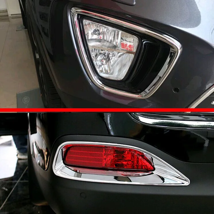 For KIA SORENTO L 2015 2016 2017 ABS Chrome Front And Rear Fog Light Lamp Cover Trim Car Accessories Stickers
For KIA SORENTO L 2015 2016 2017 ABS Chrome Front And Rear Fog Light Lamp Cover Trim Car Accessories Stickers