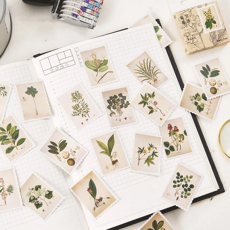45pcs/box Stationery Stickers Vintage Plants Stamp Paper Stickers School Stickers Decoration DIY Diary Scrapbooking Seal Sticker
45pcs/box Stationery Stickers Vintage Plants Stamp Paper Stickers School Stickers Decoration DIY Diary Scrapbooking Seal Sticker