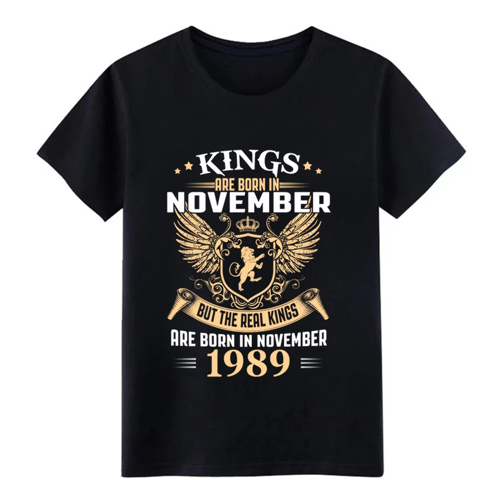 

Men's Kings Legends Are Born In November 1989 tshirt t shirt printed tee shirt S-XXXL Standard Fit Comical Spring Novelty shirt