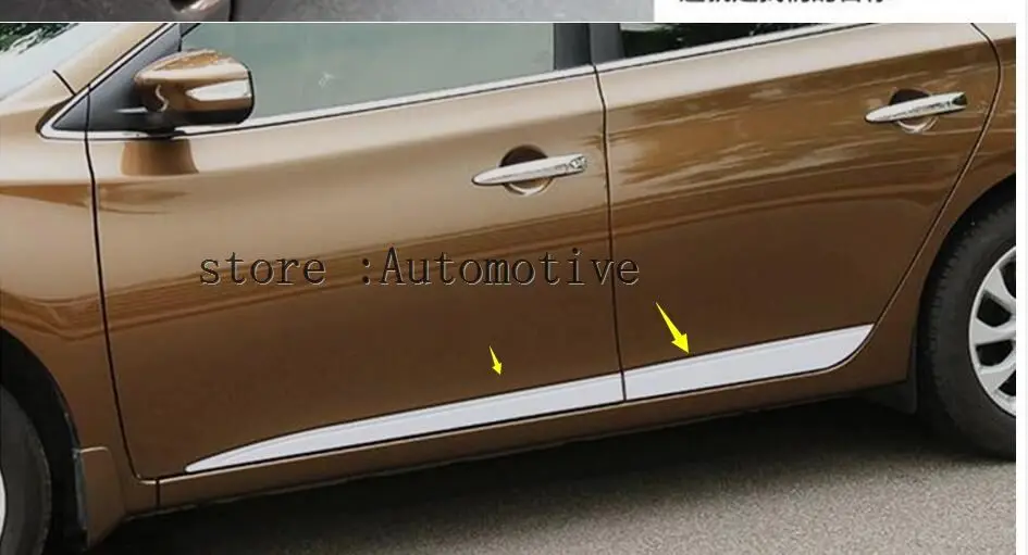 For Nissan Sentra Sylphy Pulsar Chrome Body Molding Door Side Garnish Trim Cover Protector Guard Accent 2013 2015 2016 2017
For Nissan Sentra Sylphy Pulsar Chrome Body Molding Door Side Garnish Trim Cover Protector Guard Accent 2013 2015 2016 2017
