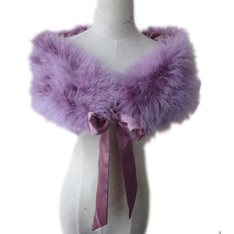 Women Winter Warm Shawl 100% Real Ostrich Feather Fur Wraps Female Party Wedding Cape With Ribbon 18Colors
Women Winter Warm Shawl 100% Real Ostrich Feather Fur Wraps Female Party Wedding Cape With Ribbon 18Colors