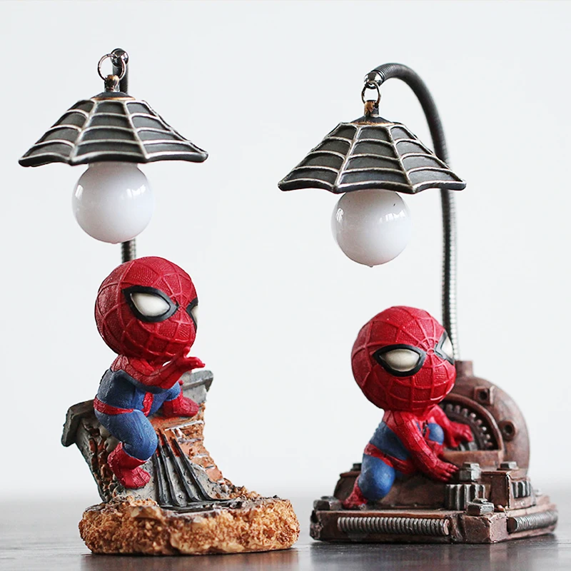 Super Spiderman Avengers Union 3 Led Night Light Resin Craft Kid's Home Desktop Table Lamp Figurines Birthday Xmas Wedding Gifts
Super Spiderman Avengers Union 3 Led Night Light Resin Craft Kid's Home Desktop Table Lamp Figurines Birthday Xmas Wedding Gifts