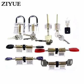 2019 Rushed Cadeado Free Shipping 9pcs Transparent Visible Cutaway Practice Padlock Door Lock Pick Training Skill For Locksmith
2019 Rushed Cadeado Free Shipping 9pcs Transparent Visible Cutaway Practice Padlock Door Lock Pick Training Skill For Locksmith