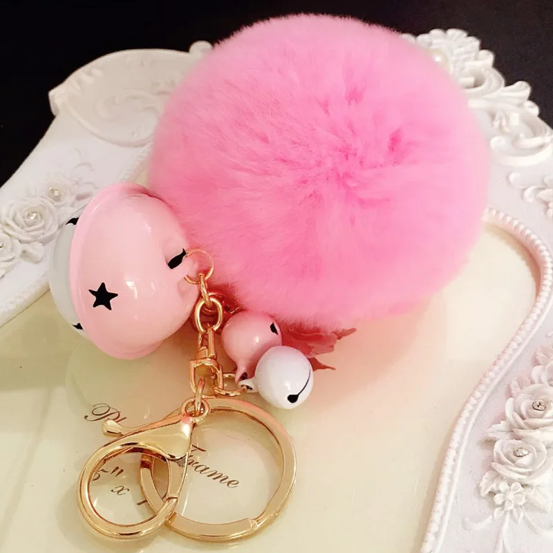 8cm Fluffy Rabbit Fur Bunny Keychain Fur Pom Pom Keychain Pompon Keyring Metal Mix Color Bell Key Chains Auto Bag Charm Pendant
8cm Fluffy Rabbit Fur Bunny Keychain Fur Pom Pom Keychain Pompon Keyring Metal Mix Color Bell Key Chains Auto Bag Charm Pendant