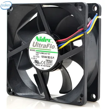 T80T12MS1A7-57 T07 Temperature Control Cooling Fan DC 12V 0.3A 8CM 8025 80*80*25mm 4 Wires
T80T12MS1A7-57 T07 Temperature Control Cooling Fan DC 12V 0.3A 8CM 8025 80*80*25mm 4 Wires
