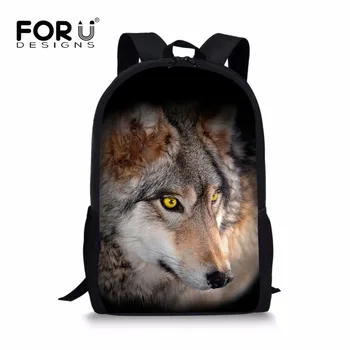FORUDESIGNS Orthopedic School Bags Wolf 3D Printing Children Backpack for Teenagers Boys Girls Satchel Kids Book Bag Mochila 
FORUDESIGNS Orthopedic School Bags Wolf 3D Printing Children Backpack for Teenagers Boys Girls Satchel Kids Book Bag Mochila