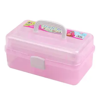 Craft Container Box Transparent Multi-function Portable Storage Container Art Box Paint Box for Paint Tools Fishing Tackle
Craft Container Box Transparent Multi-function Portable Storage Container Art Box Paint Box for Paint Tools Fishing Tackle