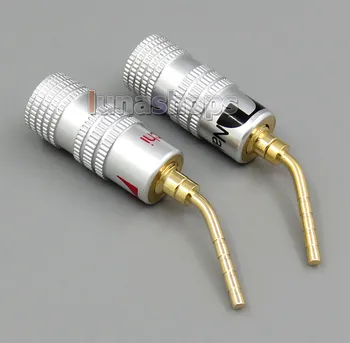 LN005127 270 Degree Nakamichi Butterfly Pin Banana Plug Adapter Right Angle Metal Housing
LN005127 270 Degree Nakamichi Butterfly Pin Banana Plug Adapter Right Angle Metal Housing