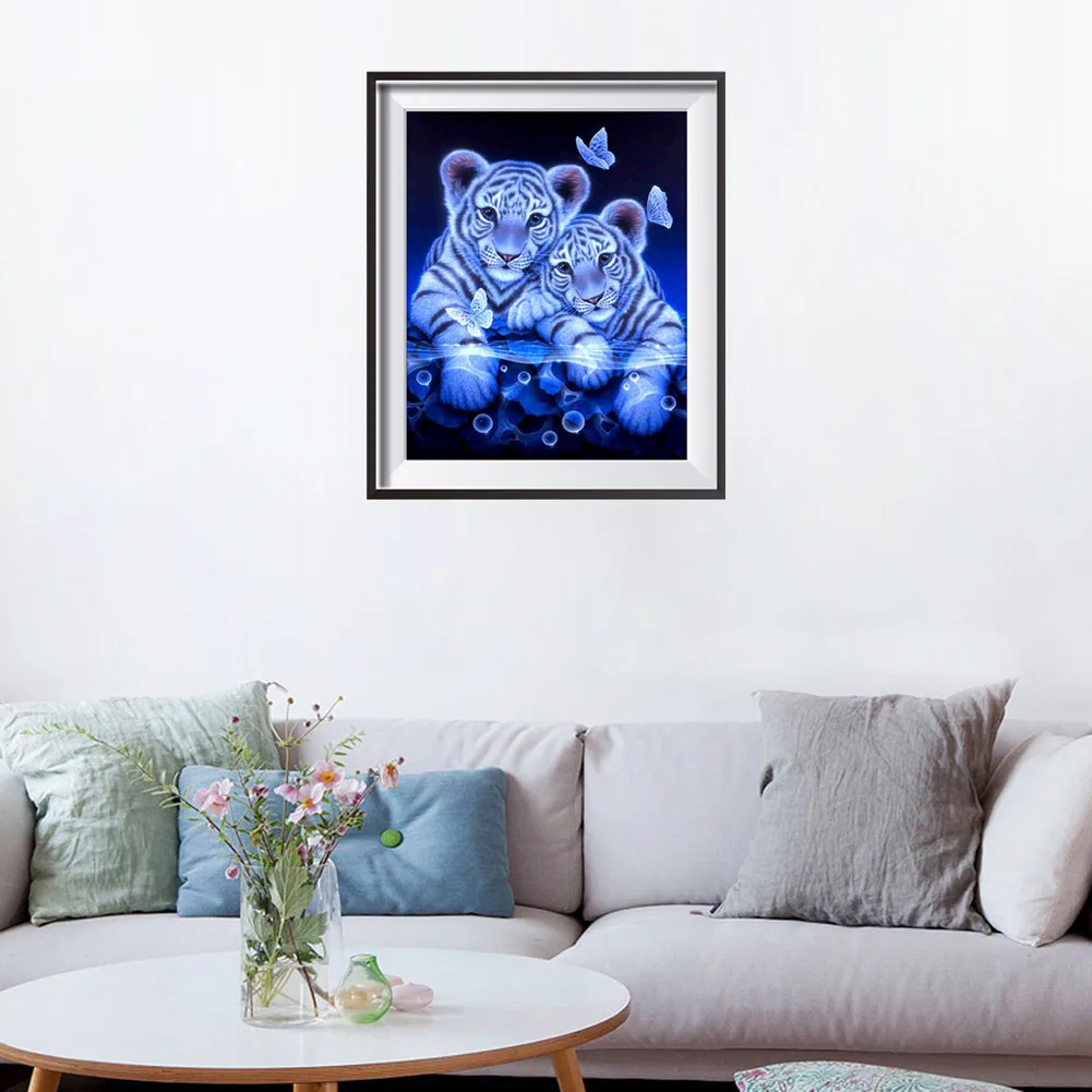 Newly 5D DIY Diamond Painting White Tiger Embroidery Round Diamond Decorating Wall Stickers Living Room MK
Newly 5D DIY Diamond Painting White Tiger Embroidery Round Diamond Decorating Wall Stickers Living Room MK