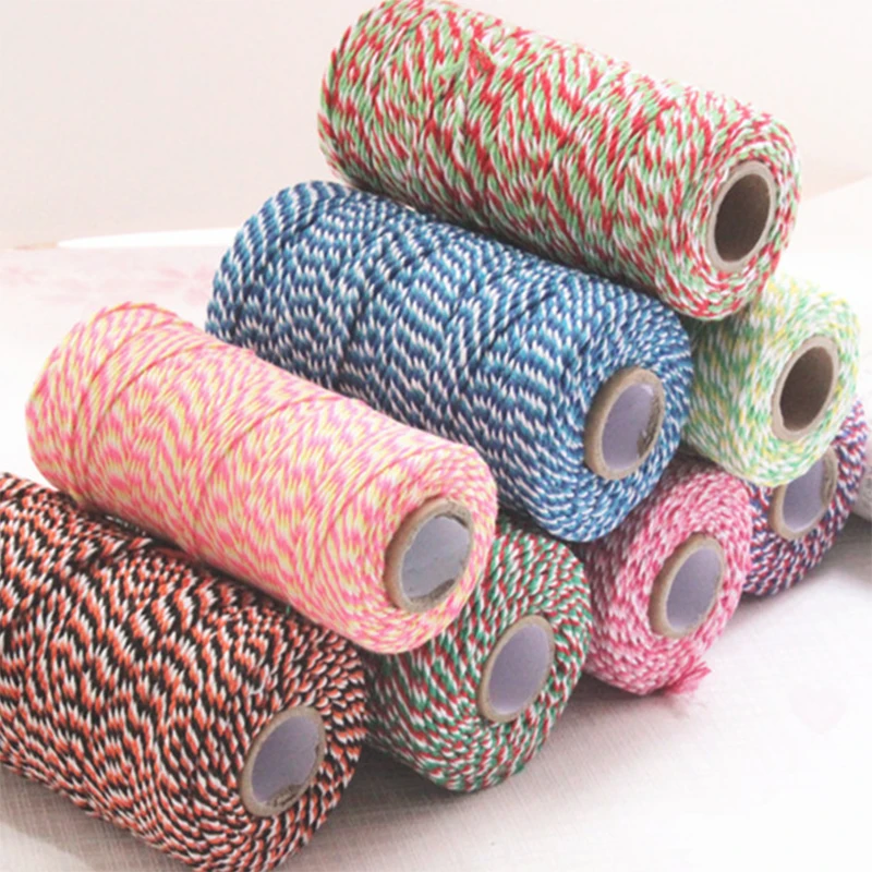 New 8 color sets Three Strands 100% Cotton twines decorating colorful Baker's Twine for gift packing
New 8 color sets Three Strands 100% Cotton twines decorating colorful Baker's Twine for gift packing