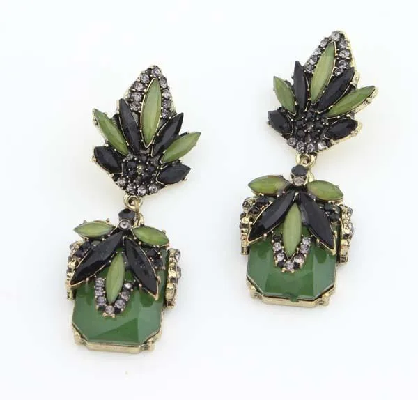 Ahmed Jewelry New Brand Vintage Green Leaf Long Big Stud Earrings Statement Earring For Woman 2015 Christmas Gift EP54
Ahmed Jewelry New Brand Vintage Green Leaf Long Big Stud Earrings Statement Earring For Woman 2015 Christmas Gift EP54