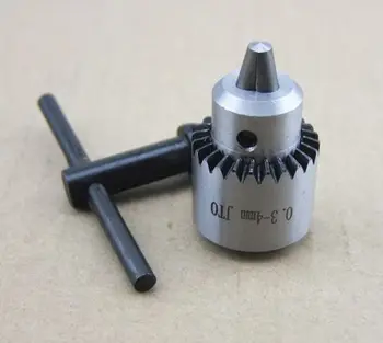 0.3-4mm Micro Drill Chuck Precision Drill Chuck DIY Electric Drill Accessories Motor Chuck with Axle Sleeve Shaft Sleeve
0.3-4mm Micro Drill Chuck Precision Drill Chuck DIY Electric Drill Accessories Motor Chuck with Axle Sleeve Shaft Sleeve