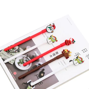 4pcs/lot Christmas theme 0.38mm black ink gel pen writing signing pen for school and office supply stationery
4pcs/lot Christmas theme 0.38mm black ink gel pen writing signing pen for school and office supply stationery